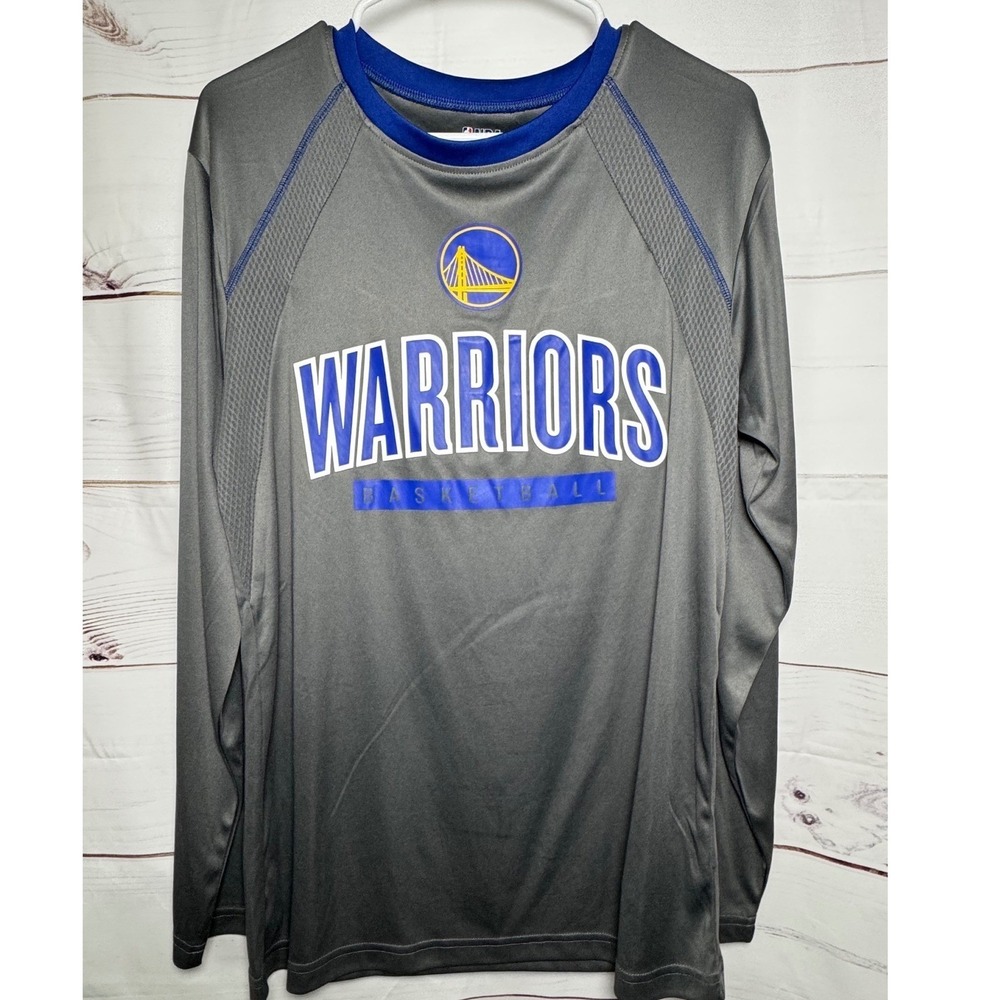 NBA Warriors Long Sleeve Shirt / Size Men's Medium‎ / Sku0084